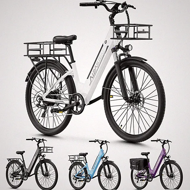 Electric Bike Adult 1100W Motor 48V 12.8Ah Long Range E-Bike 62 Miles